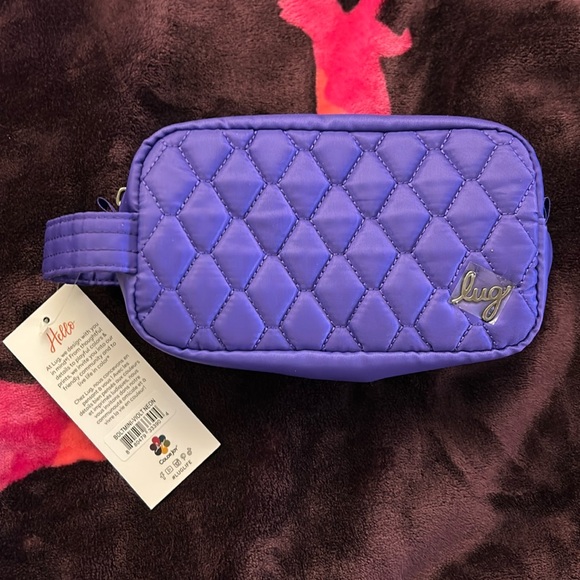 BNWT - LUG Bolt Mini Pouch (violet) - Picture 1 of 4